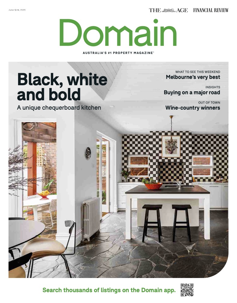 Domain Magazine cover - 47 Donald Street, Prahran